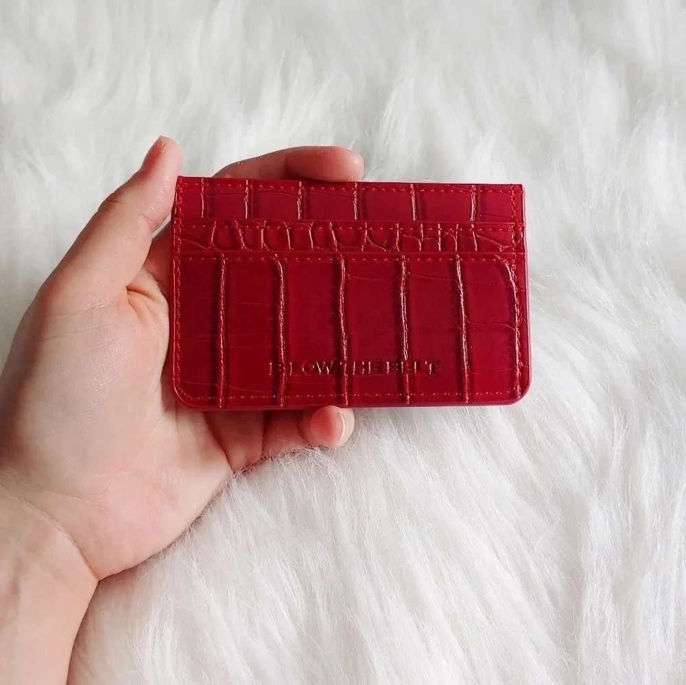 *NWT* B-low the Belt Croc Card Case